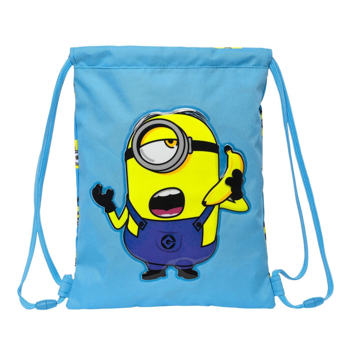 Batoh so šnúrkami Minions Minionstatic Modrá (26 x 34 1 Cm) - Kancelária a Kancelárske Potreby školský