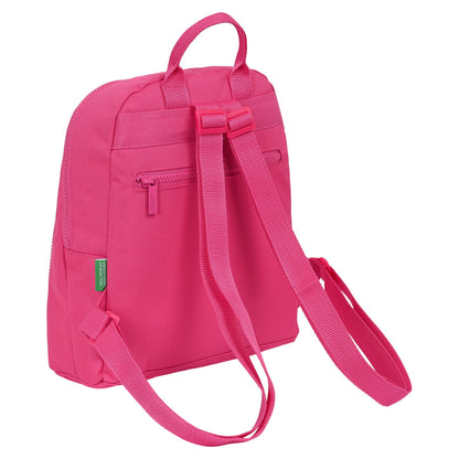 Ležérny Batoh Benetton Raspberry Fuchsiová 13 l - Batožina Ruksaky