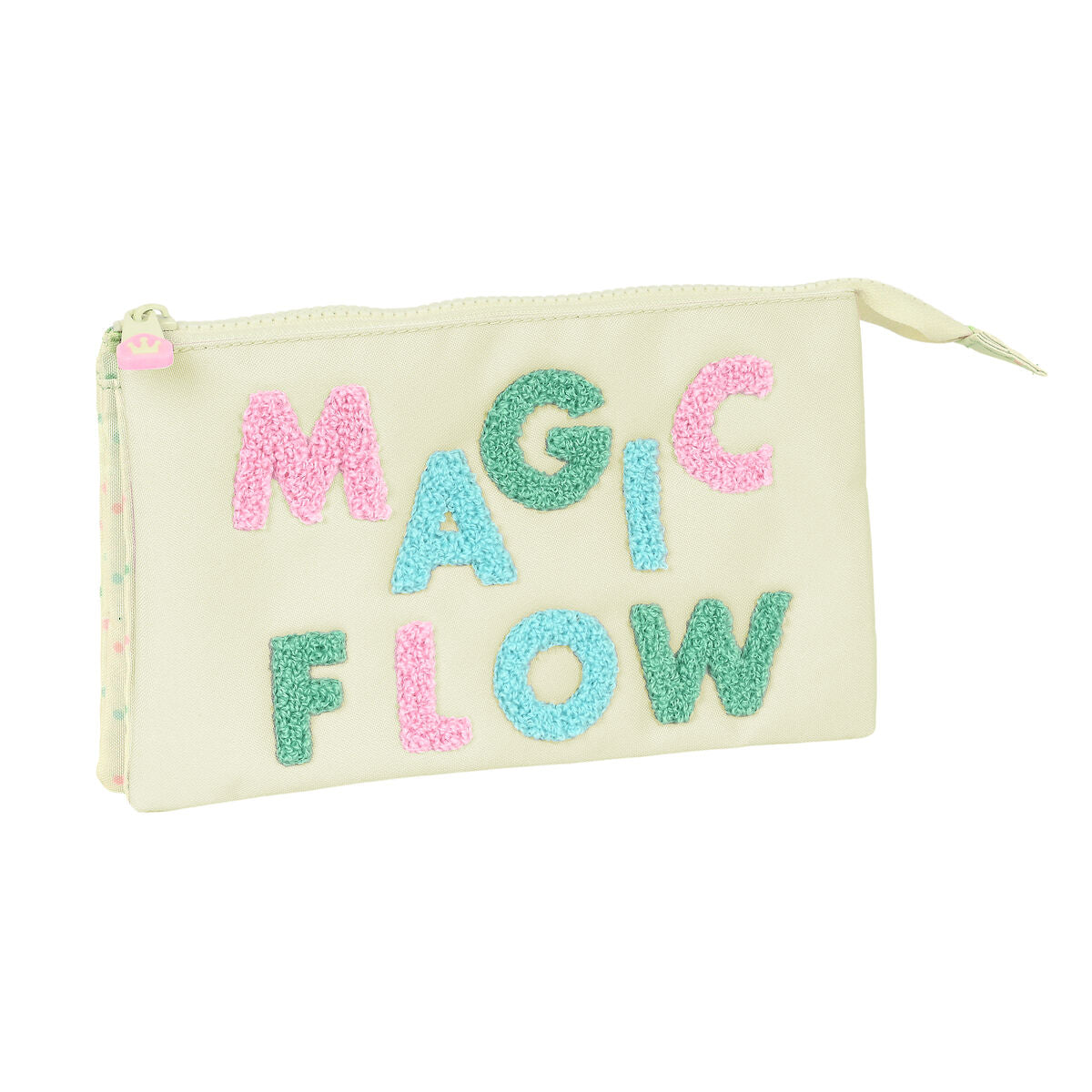 Trojitý Peračník Glowlab Kids Magic Flow Béžová 22 x 12 3 Cm - Kancelária a Kancelárske Potreby školský