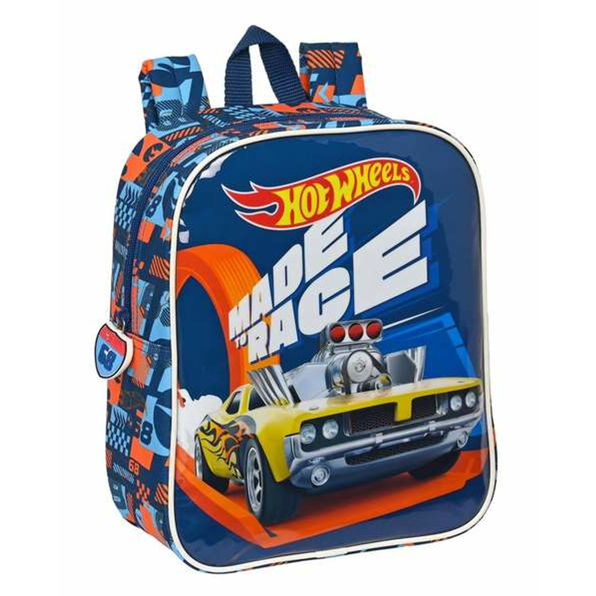 Batoh pre Deti Hot Wheels Speed Club Oranžová Námornícka Modrá 22 x 27 10 Cm - Batohy