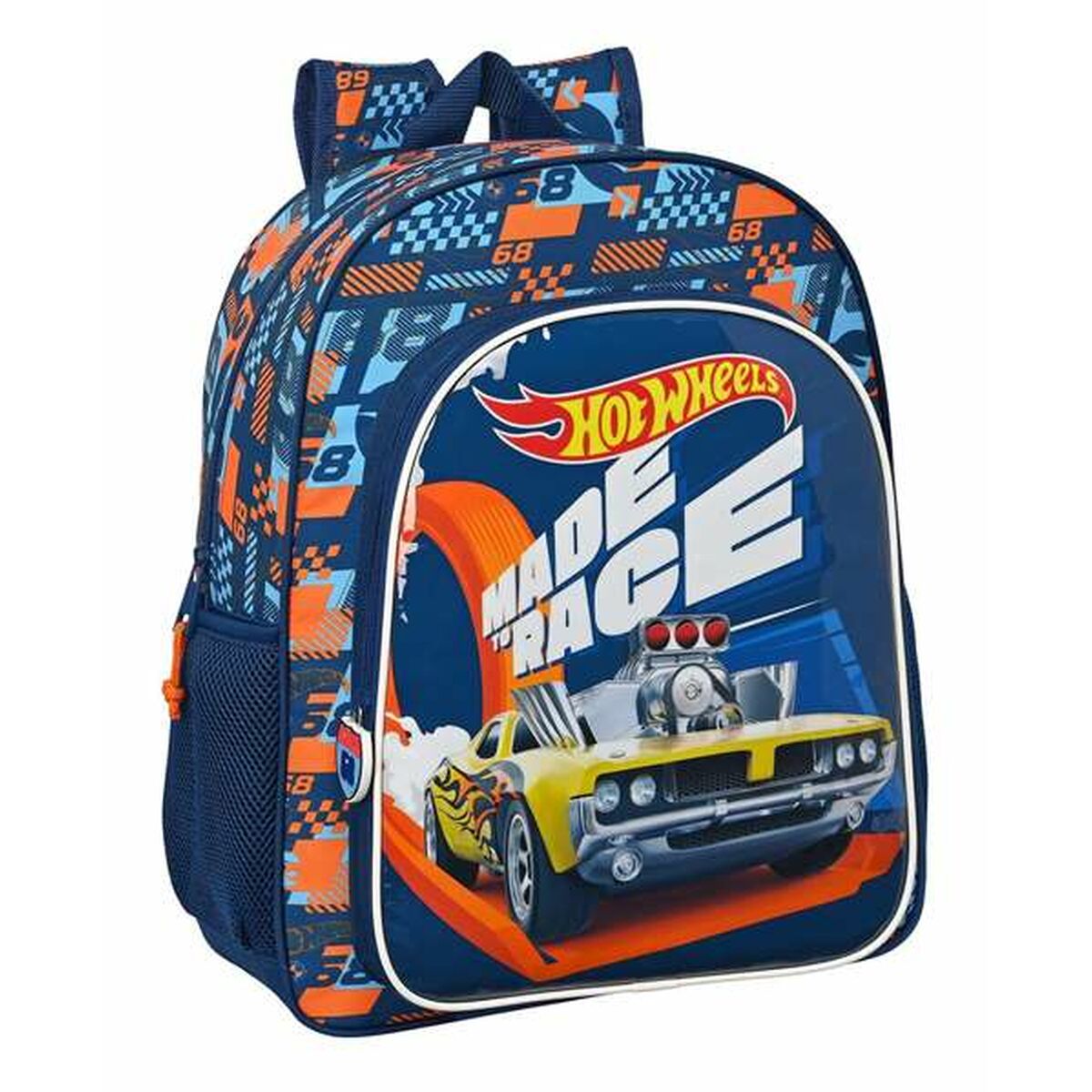 Školský Batoh Hot Wheels Speed Club Námornícka Modrá 32 x 38 12 Cm - Kancelária a Kancelárske Potreby