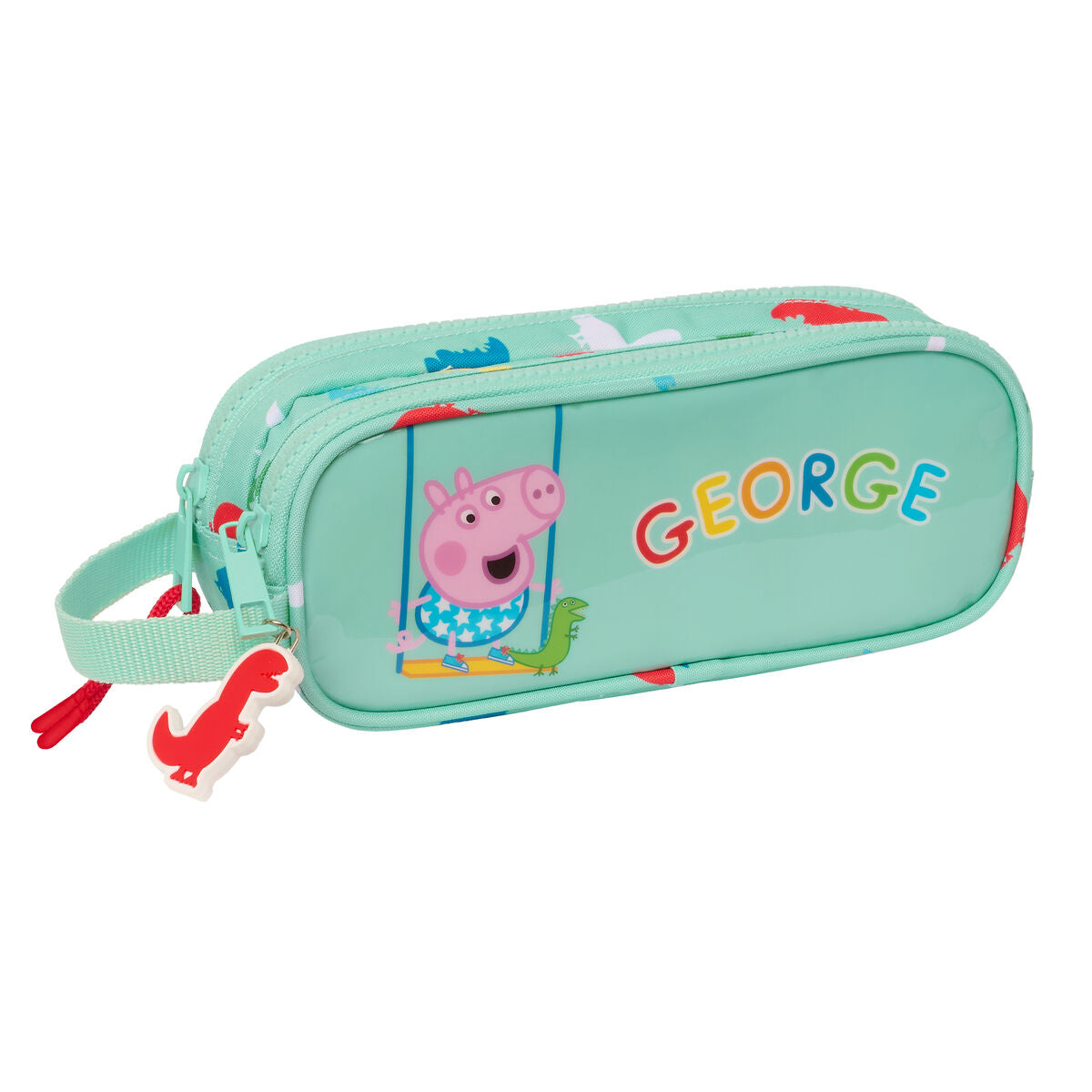 Dvojitý Peračník Peppa Pig George Mätová 21 x 8 6 Cm - Kancelária a Kancelárske Potreby školský Vzdelávací Materiál