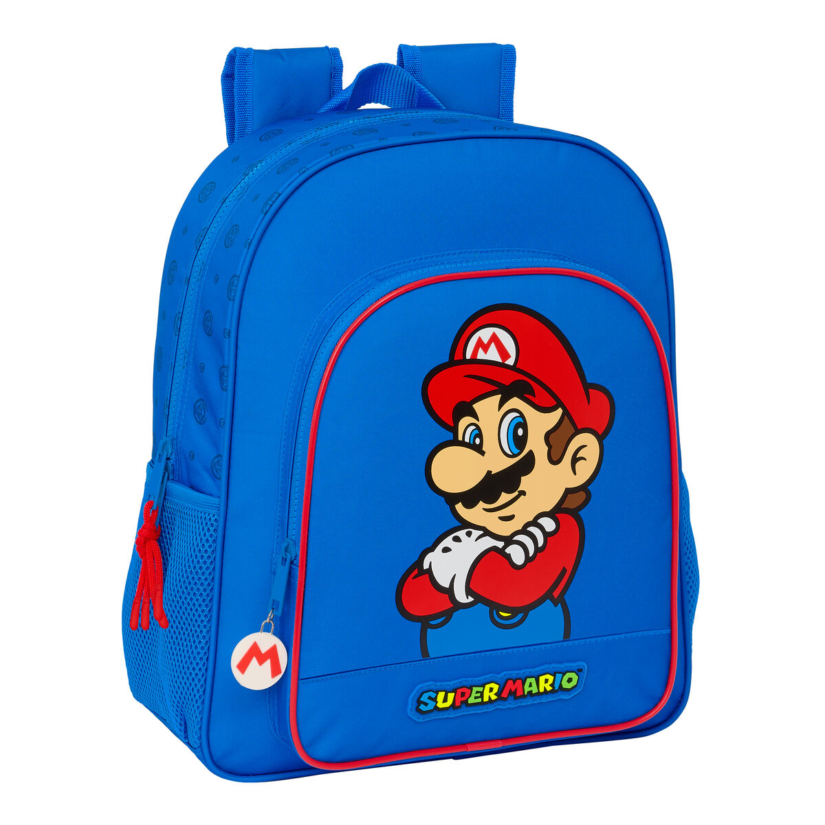 Školský Batoh Super Mario Play Modrá červená 32 x 38 12 Cm - Kancelária a Kancelárske Potreby Vzdelávací Materiál