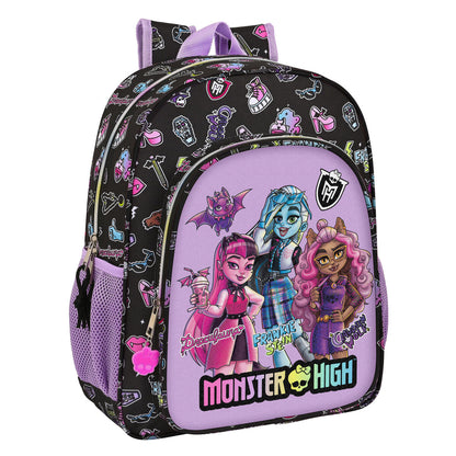 Školský Batoh Monster High Creep čierna 32 x 38 12 Cm - Kancelária a Kancelárske Potreby Vzdelávací Materiál