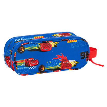 Dvojitý Peračník Cars Race Ready Modrá 21 x 8 6 Cm - Kancelária a Kancelárske Potreby školský Vzdelávací Materiál