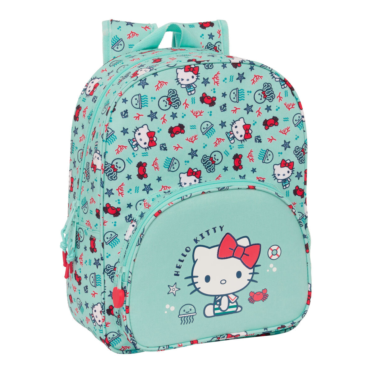 Školský Batoh Hello Kitty Sea Lovers Tyrkysový 26 x 34 11 Cm - školské Batohy