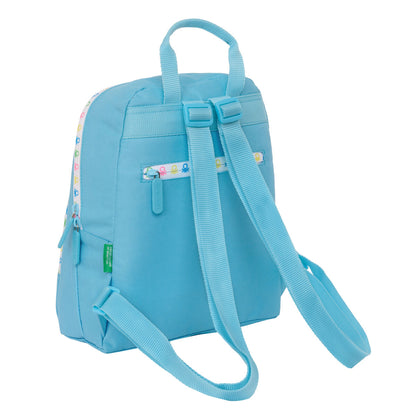 Batoh Benetton Spring Mini Celeste 25 x 30 13 Cm - Kancelária a Kancelárske Potreby školský Vzdelávací Materiál