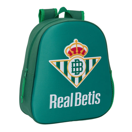 Školský Batoh 3d Real Betis Balompié Zelená 27 x 33 10 Cm - Kancelária a Kancelárske Potreby Vzdelávací Materiál