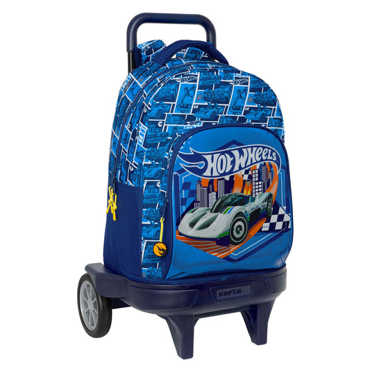 Školská Taška na Kolieskach Hot Wheels Sonny Námornícka Modrá 33 x 45 22 Cm - Kancelária a Kancelárske Potreby