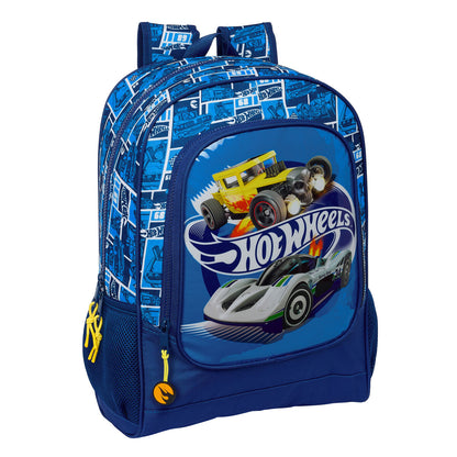 Školský Batoh Hot Wheels Sonny Námornícka Modrá 32 x 42 14 Cm - Kancelária a Kancelárske Potreby Vzdelávací Materiál