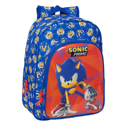 Školský Batoh Sonic Prime Modrá 26 x 34 11 Cm - školské Batohy