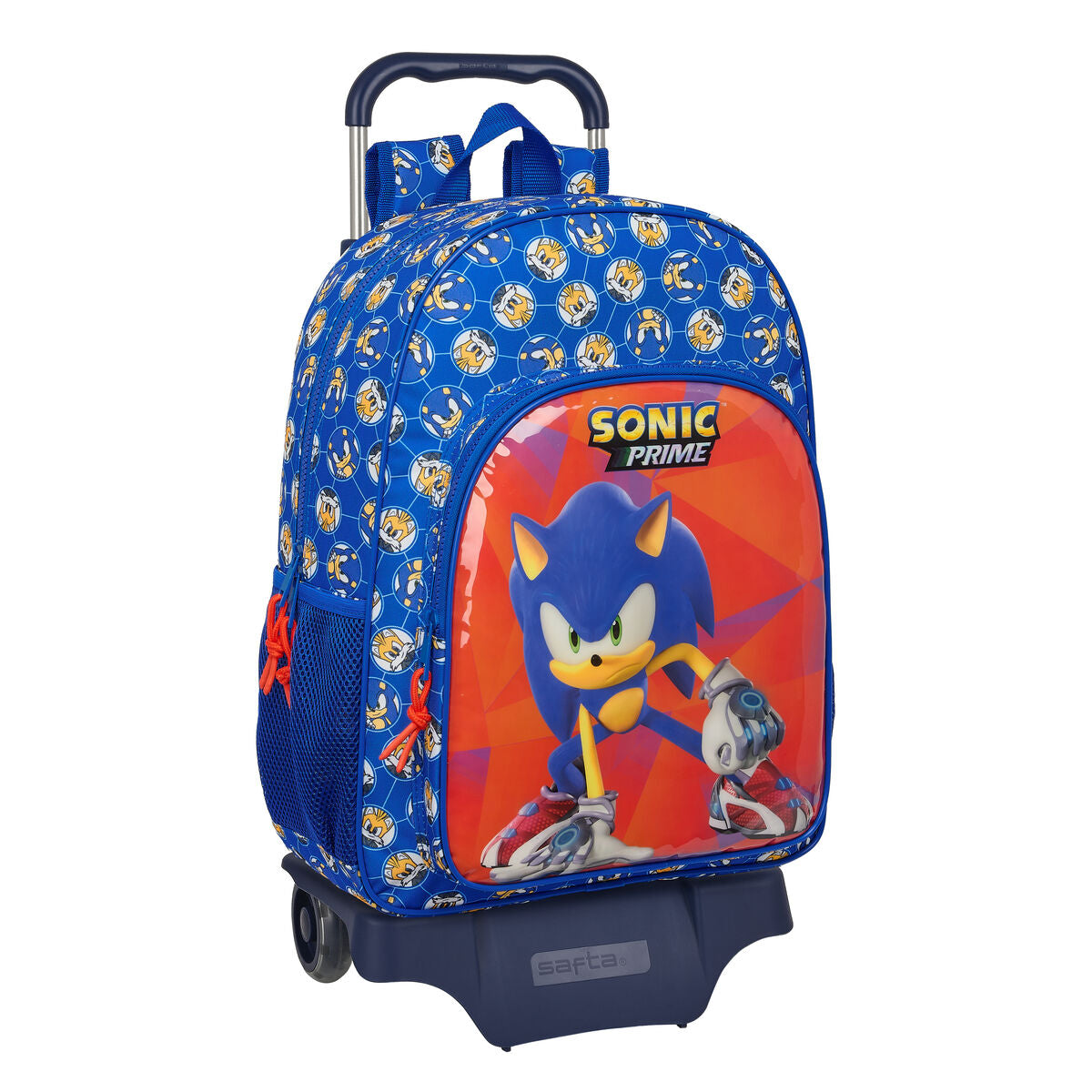 Školská Taška na Kolieskach Sonic Prime Modrá 33 x 42 14 Cm - Kancelária a Kancelárske Potreby školský