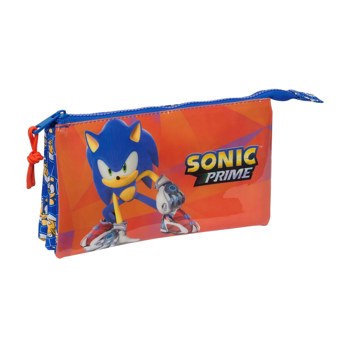 Trojitý Peračník Sonic Prime Modrá 22 x 12 3 Cm - Peračníky Trojité