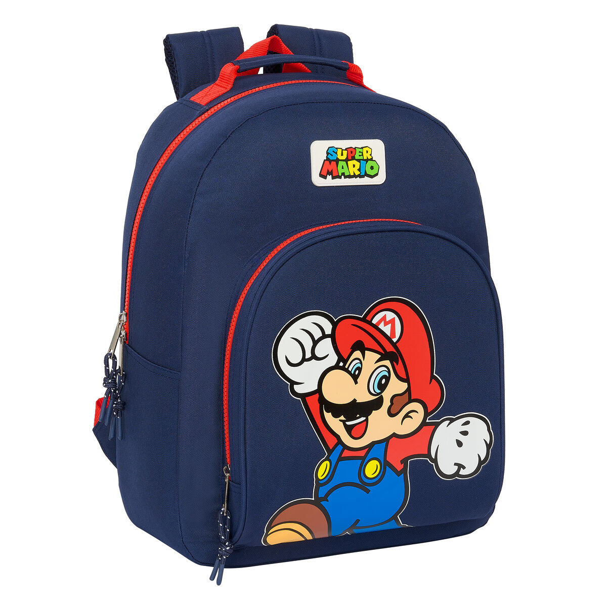 Školský Batoh Super Mario World Námornícka Modrá 32 x 42 15 Cm - Kancelária a Kancelárske Potreby Vzdelávací Materiál