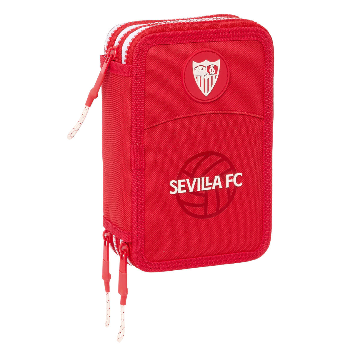 Trojitý Peračník Sevilla Fútbol Club červená 12,5 x 19,5 5,5 Cm 36 Kusy - Kancelária a Kancelárske Potreby