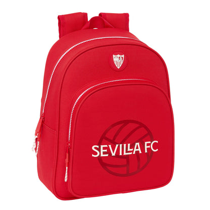 Školský Batoh Sevilla Fútbol Club červená 28 x 34 10 Cm - Kancelária a Kancelárske Potreby Vzdelávací Materiál