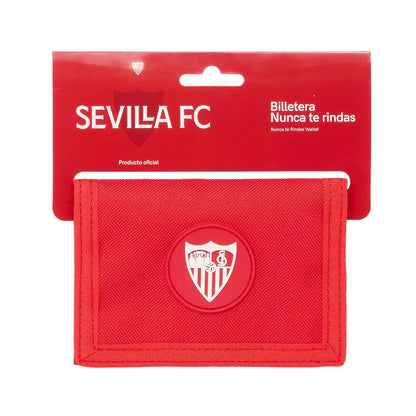 Peňaženka Sevilla Fútbol Club červená 12,5 x 9,5 1 Cm - Batožina Peňaženky Peňaženky na Drobné a Puzdra Karty