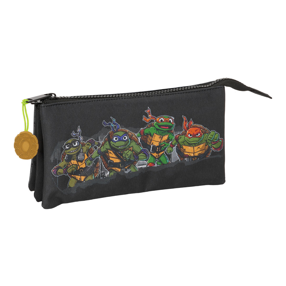 Trojitý Peračník Teenage Mutant Ninja Turtles čierna Sivá 22 x 12 3 Cm - Kancelária a Kancelárske Potreby