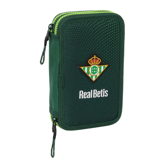 Dvojitý Peračník Plumier Real Betis Balompié Zelená 12.5 x 19.5 4 Cm 28 Kusy - Peračníky s Vybavením