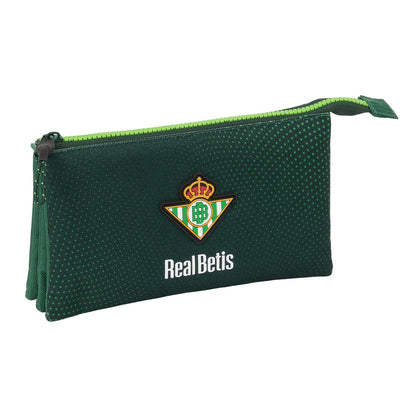 Trojitý Peračník Real Betis Balompié Zelená 22 x 12 3 Cm - Kancelária a Kancelárske Potreby školský Vzdelávací Materiál