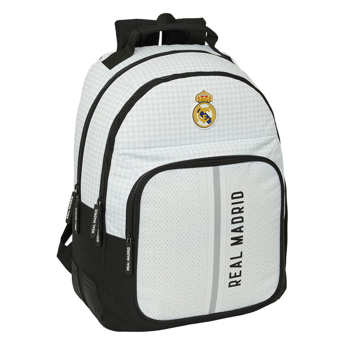 Školský Batoh Real Madrid C.f. 24/25 Biela Sivá 32 x 42 15 Cm - školské Batohy