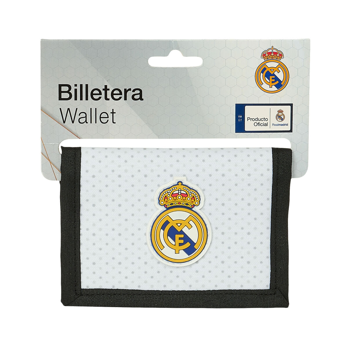 Peňaženka Real Madrid C.f. Biela Sivá 12,5 x 9,5 1 Cm - Peňaženky