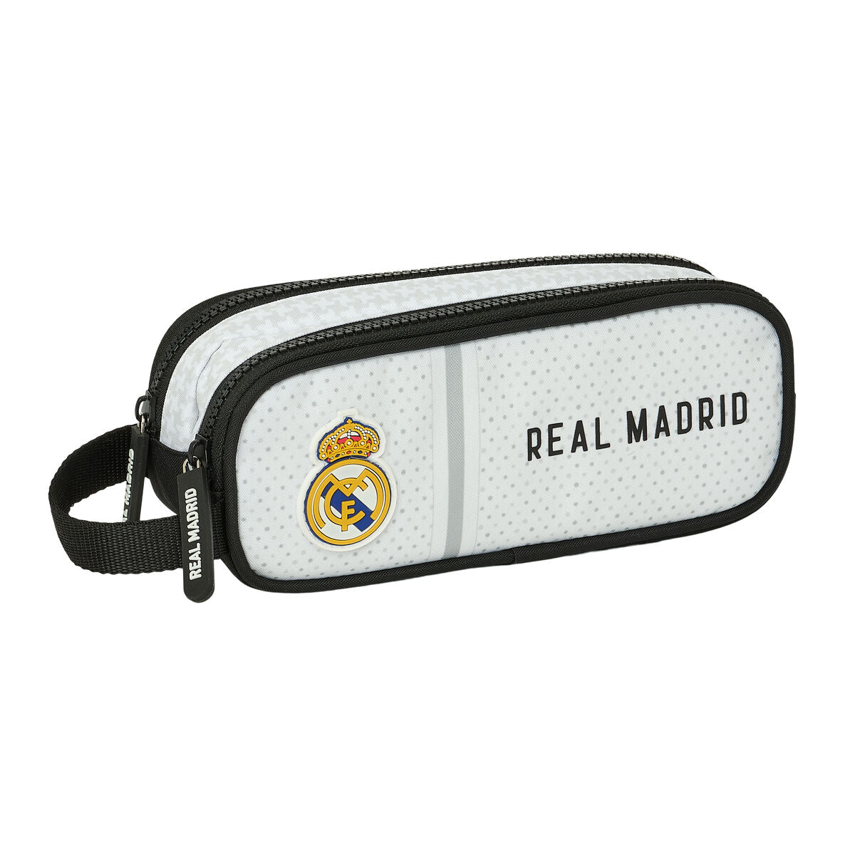 Dvojitý Peračník Real Madrid C.f. Biela Sivá 21 x 8 6 Cm - Peračníky Dvojité