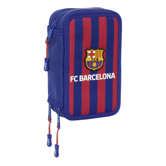 Trojitý Peračník F.c. Barcelona 24/25 Hnedočervená Námornícka Modrá 12,5 x 19,5 5,5 Cm 36 Kusy - Kancelária