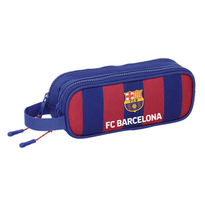 Dvojitý Peračník F.c. Barcelona 24/25 Hnedočervená Námornícka Modrá 21 x 8 6 Cm - Kancelária a Kancelárske