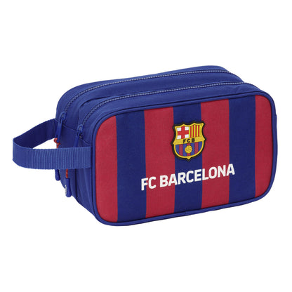 Cestovná Súprava F.c. Barcelona 24/25 Hnedočervená Námornícka Modrá športový 26 x 15 12.5 Cm - Krása Náradie a Doplnky