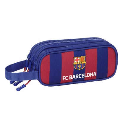 Trojitý Peračník F.c. Barcelona 24/25 Hnedočervená Námornícka Modrá 21 x 8.5 7 Cm - Kancelária a Kancelárske