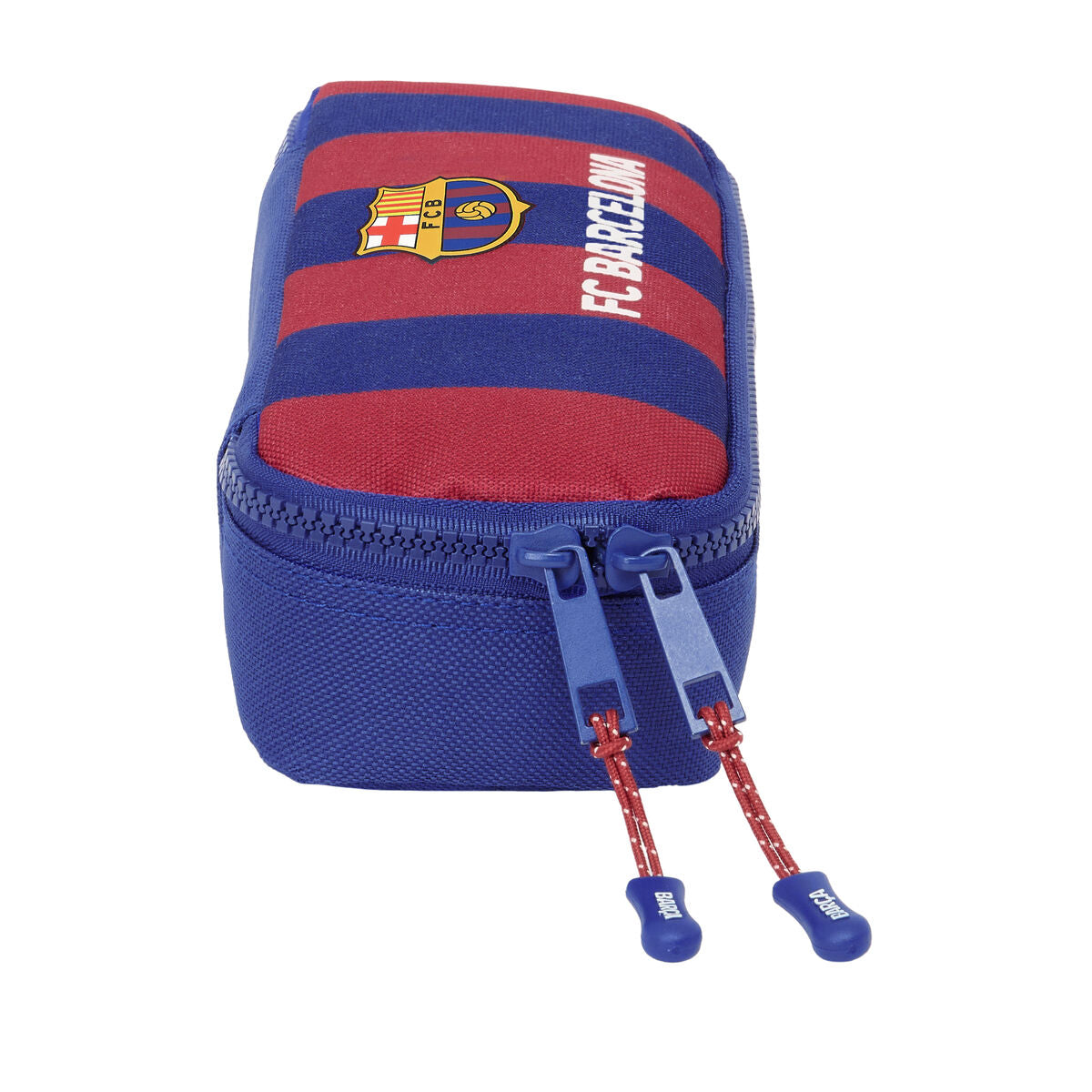 Taštička F.c. Barcelona 24/25 Hnedočervená Námornícka Modrá 22 x 5 8 Cm - Kancelária a Kancelárske Potreby