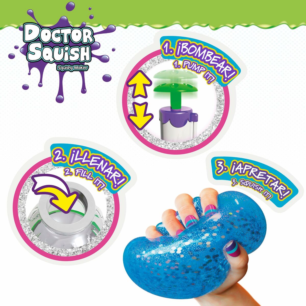 Slime Colorbaby Doctor Squish - Modelovacie Hmoty