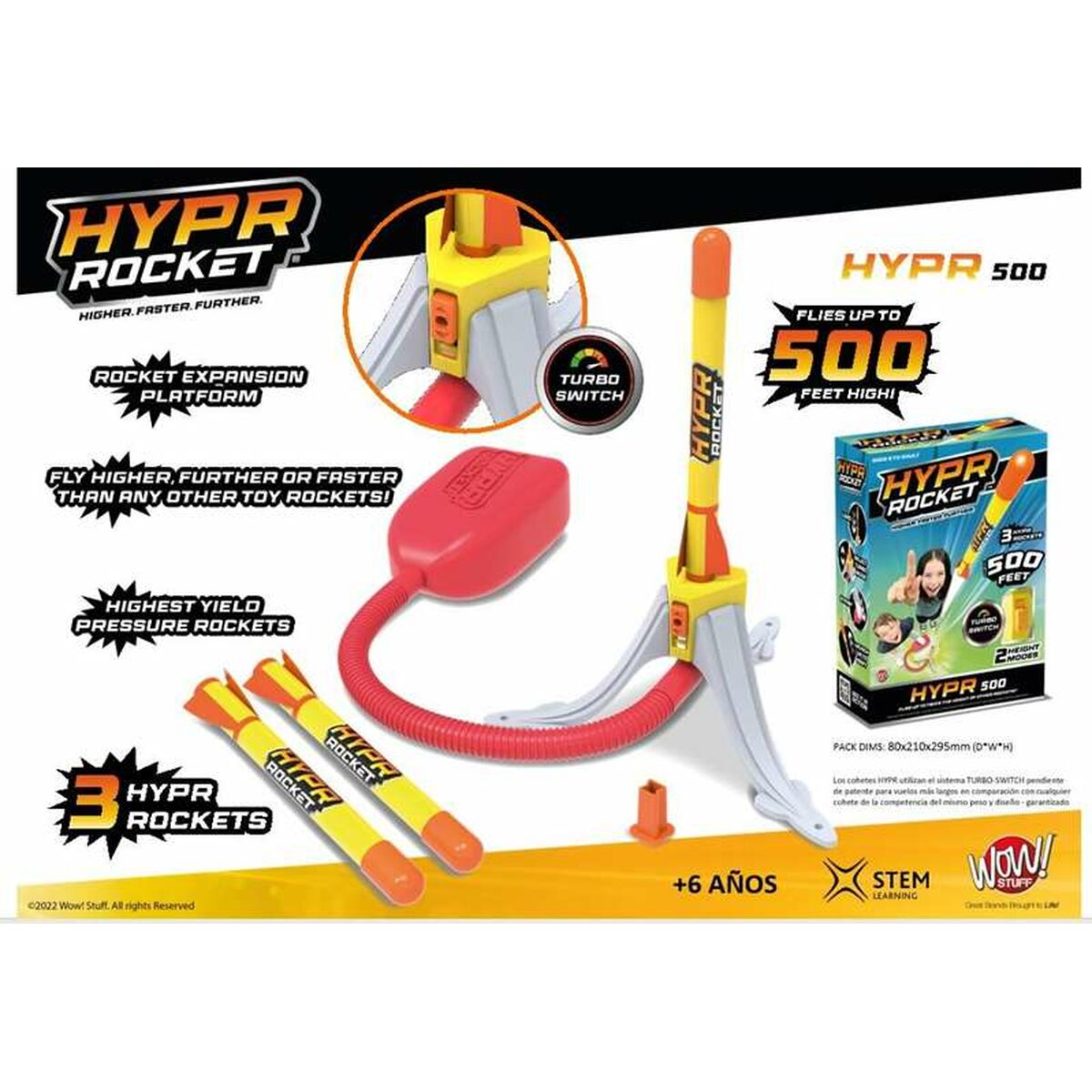 Vrhač Bandai Hypr Rocket Jump 500 - Hračky a Hry Vozidlá