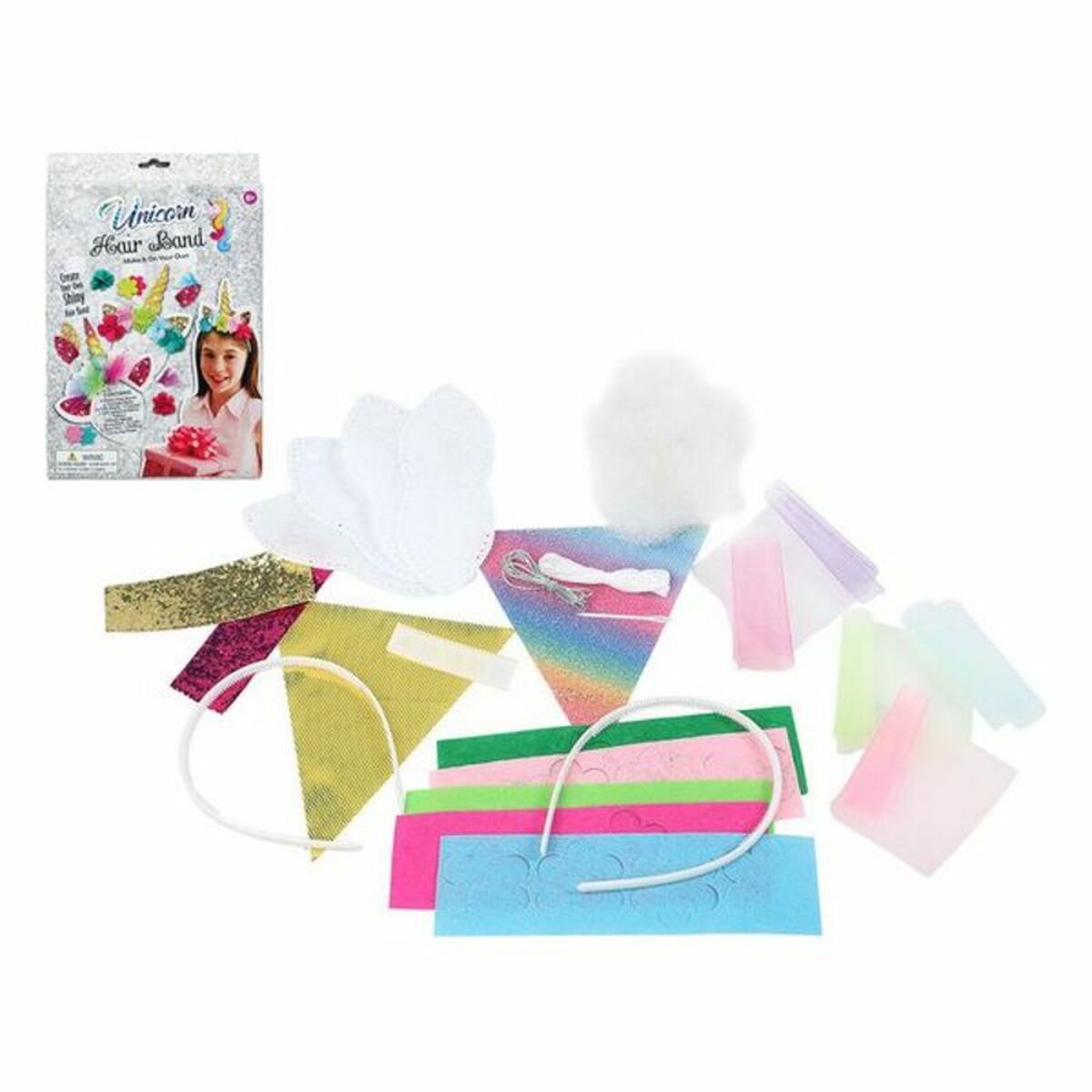 Súprava na Ručné Práce Hair Band 117127 - Hračky a Hry Tvorivé činnosti - Bigbuy Fun