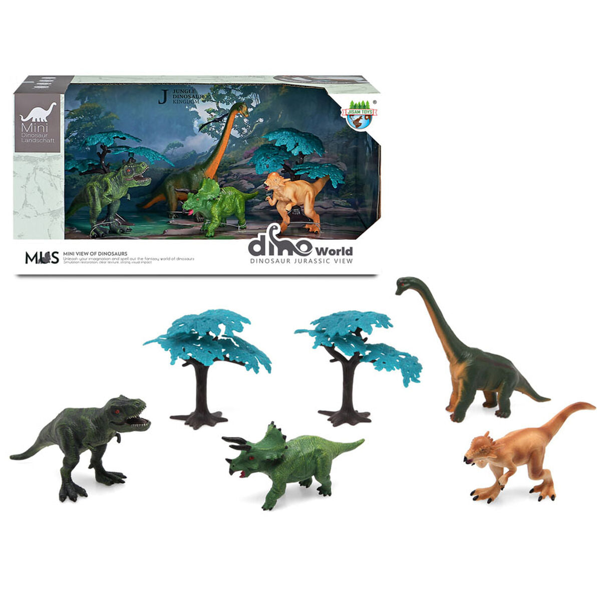 Sada Dinosaurov Dinosaur View - Hračky a Hry Bábiky Postavičky - Bigbuy Kids