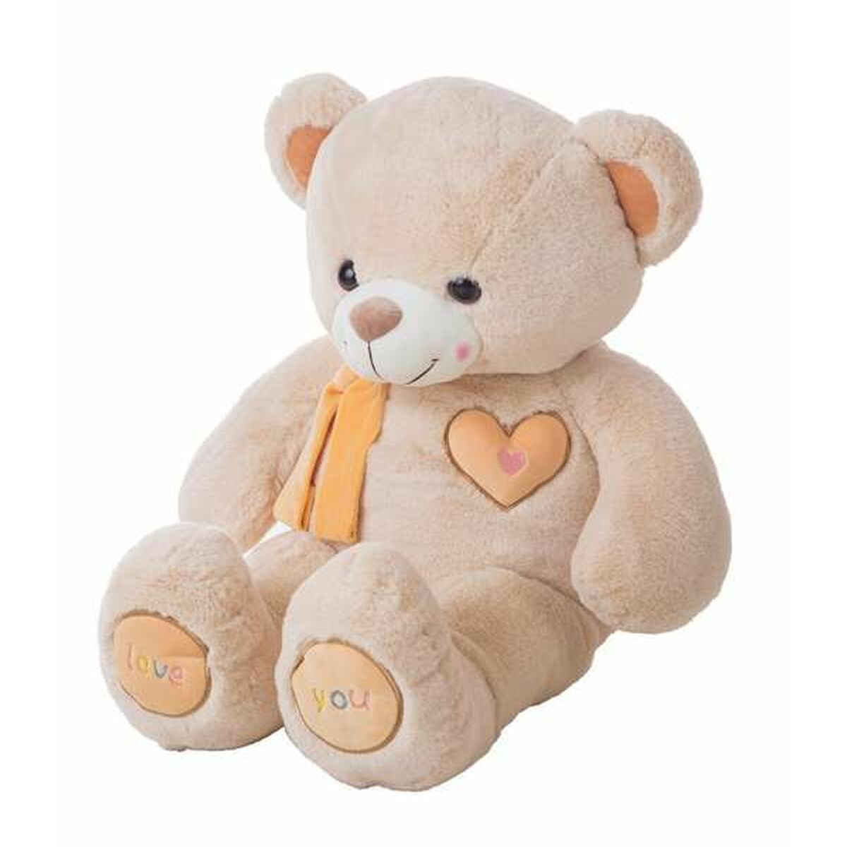 Plyšák Valentin Béžová Medveď 100 Cm - Plyšové Hračky - Bigbuy Kids