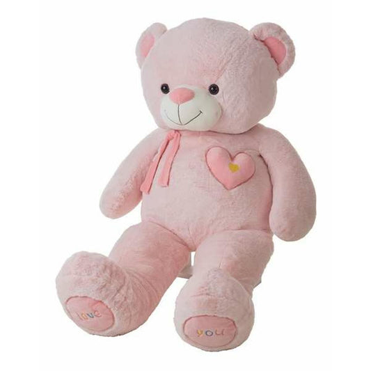 Plyšák Valentin Ružová Medveď 55 Cm - Hračky a Hry Plyšové Hračky - Bigbuy Kids