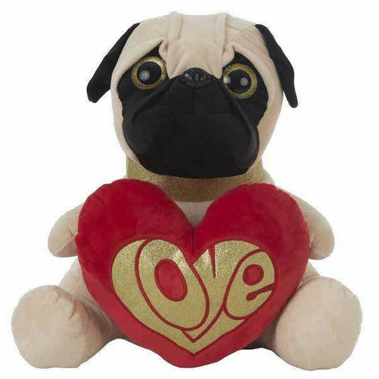 Plyšák Pug 48 Cm - Hračky a Hry Plyšové Hračky - Bigbuy Kids