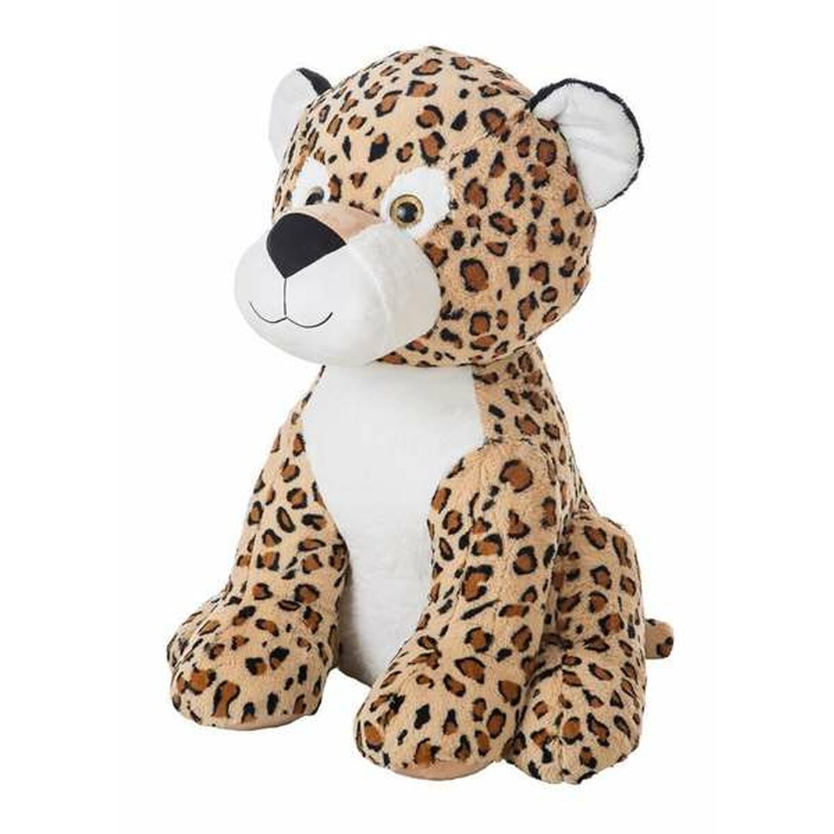 Plyšák Jon Leopard Gaštanová 80 Cm - Hračky a Hry Plyšové Hračky - Bigbuy Kids