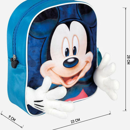 Školský Batoh Mickey Mouse Modrá (25 x 31 1 Cm) - Kancelária a Kancelárske Potreby Vzdelávací Materiál