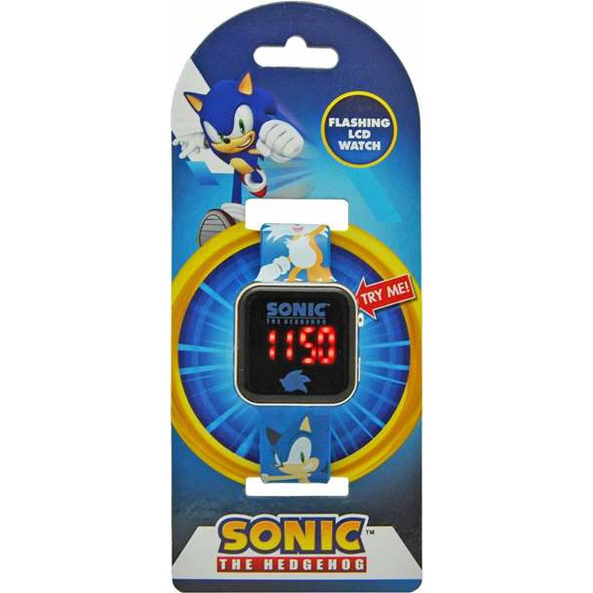 Digitálne Hodinky Sonic Detské Led Obrazovka Modrá ø 3,5 Cm - Hodinky Chlapec