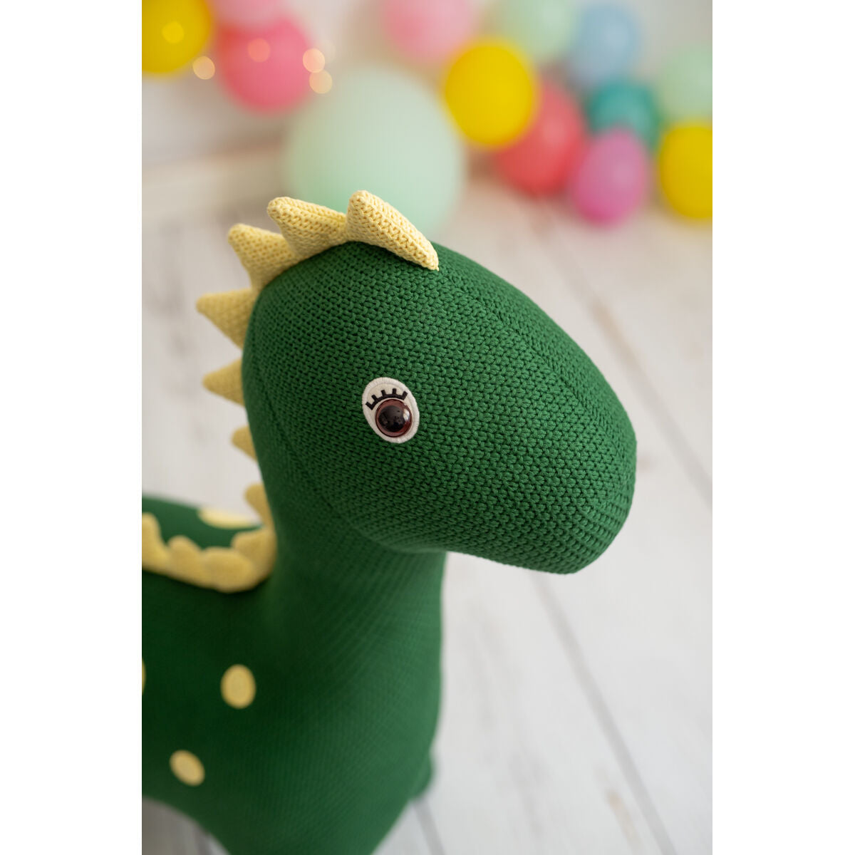 Plyšák Crochetts Amigurumis Maxi Zelená Dinosaurus 78 x 103 29 Cm - Hračky a Hry Plyšové Hračky