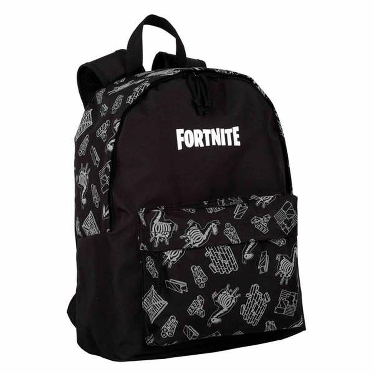 Školský Batoh Fortnite Dark Black čierna 41 x 31 13,5 Cm Reflexný - Kancelária a Kancelárske Potreby Vzdelávací Materiál