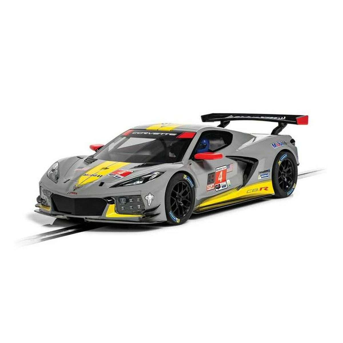 Auto Scalextric Chevrolet Corvette C8r Fassler 18 x 11 Cm červená Modrá - Hračky a Hry Vozidlá