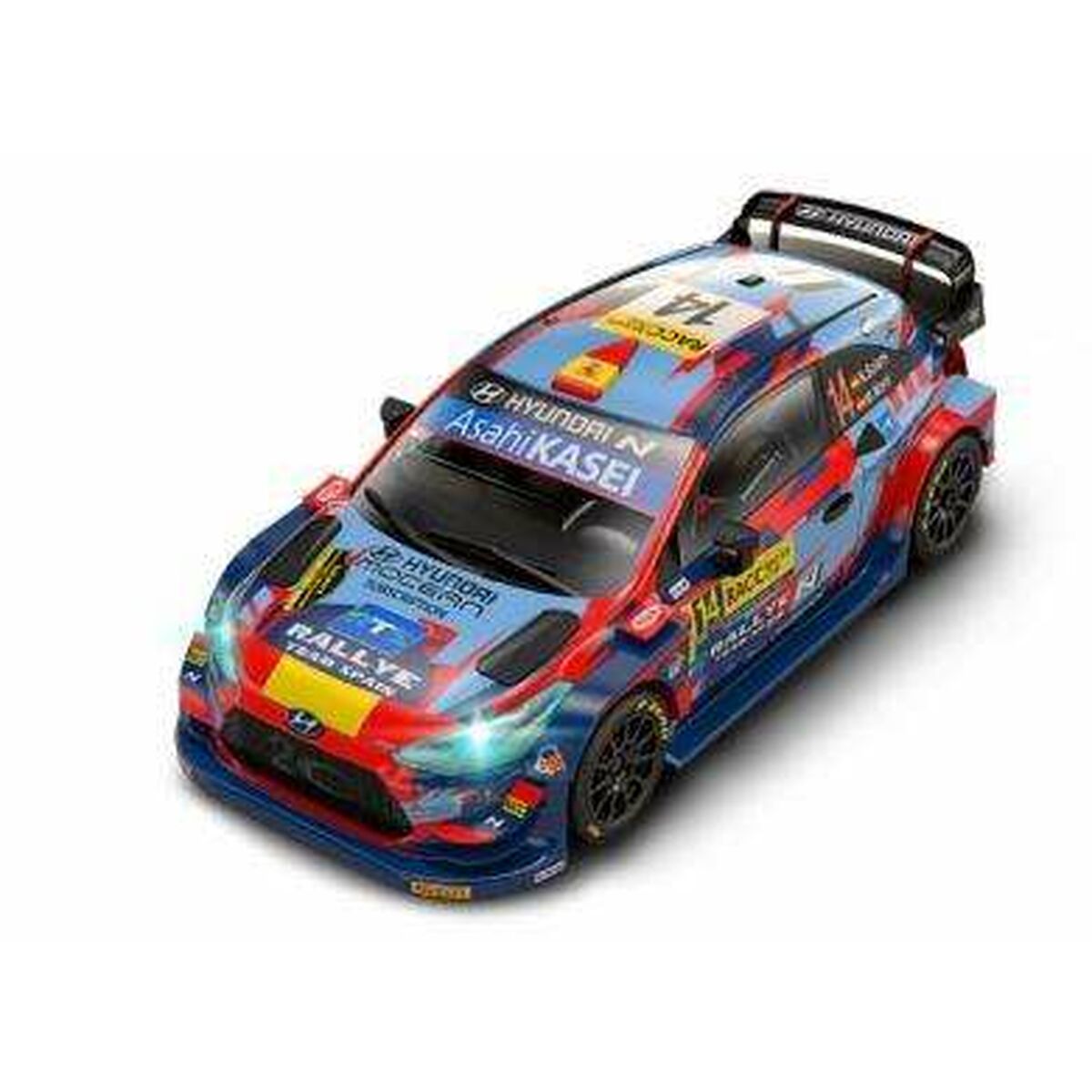 Scalextric Hyundai I-20 Wrc - Solans 18 x 9 Cm Modrá červená - Hračky a Hry Vozidlá