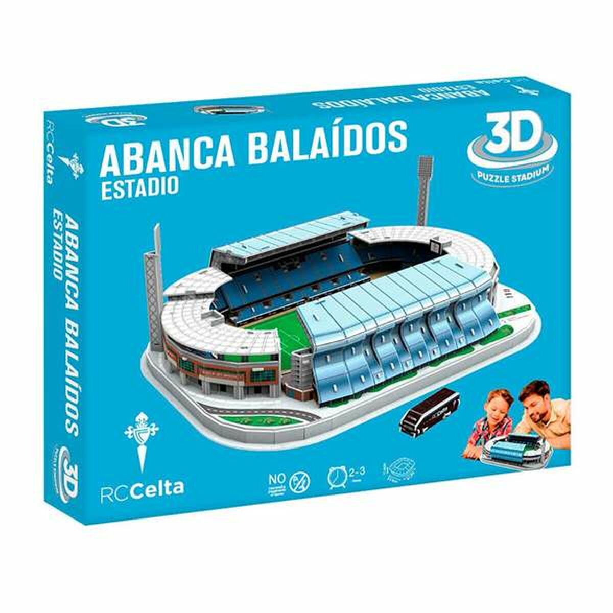 3d Puzzle Bandai Abanca Balaídos Rc Celta De Vigo štadión - Hračky a Hry Hlavolamy