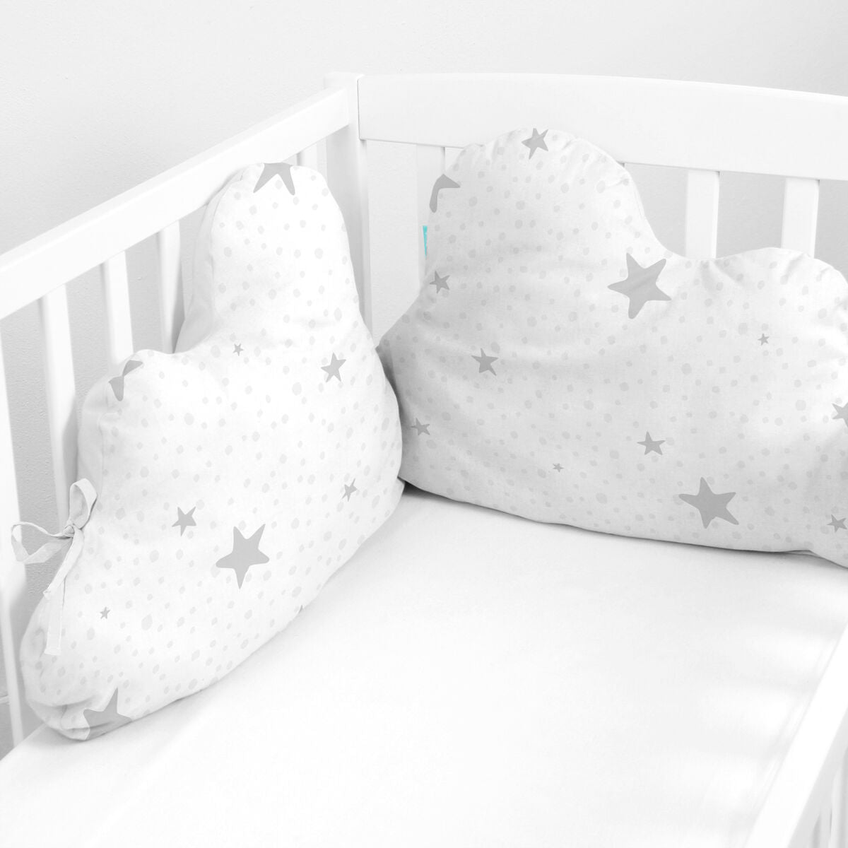 Ochrana Detskej Postieľky Happyfriday Basic Kids Little Star Sivá 60 x 40 Cm - Dieťa Spálňa