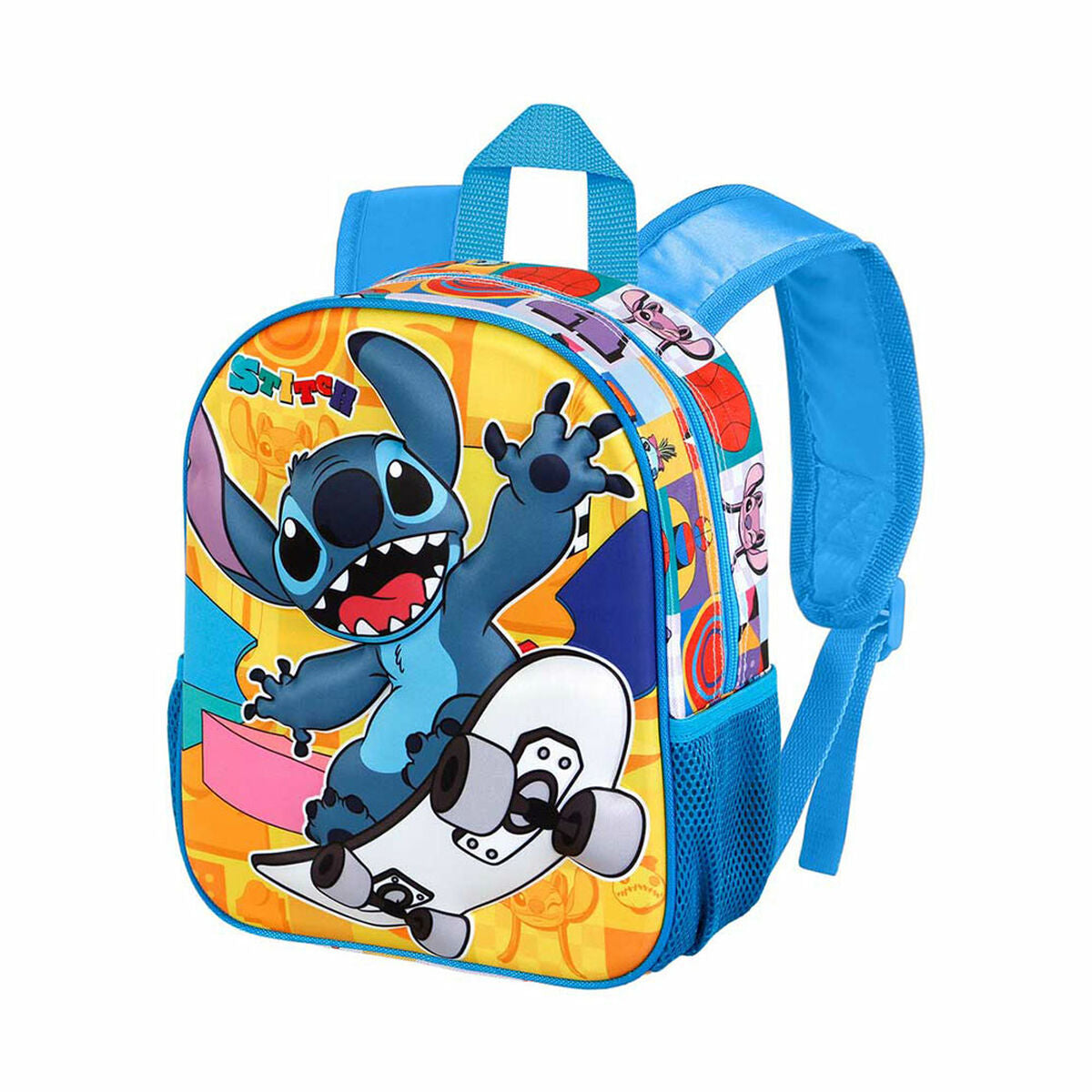 Školský Batoh 3d Lilo & Stitch Karactermania Modrá 26 x 11 31 Cm - Kancelária a Kancelárske Potreby Vzdelávací Materiál