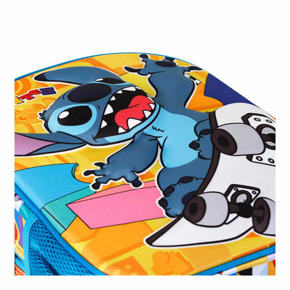 Školský Batoh 3d Lilo & Stitch Karactermania Modrá 26 x 11 31 Cm - Kancelária a Kancelárske Potreby Vzdelávací Materiál